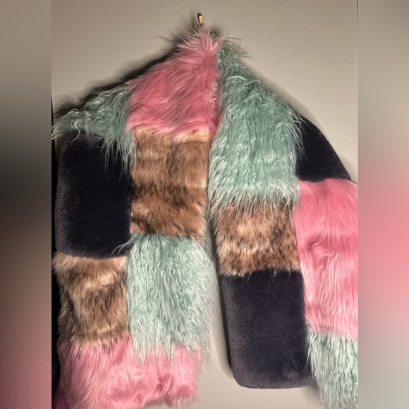 Topshop mixed faux fur wrap NEW - Picture 5 of 11